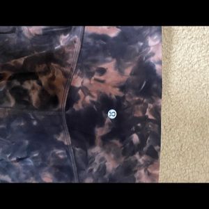 Lululemon tie dye leggings 21”
